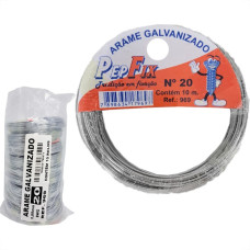 Arame Galvanizado Pepfix No.20 Rolinho 10M Com 10 Pecas