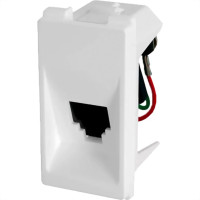 Modulo Pial Pop Branco Tomada Telefone Rj11 - Lg090