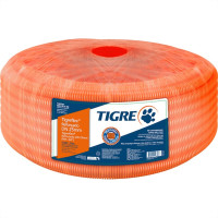 Conduite Corrugado Tigre Laranja Reforcado 3/4'' - 50M