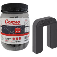 Espacador Tipo U Ferradura Cortag 3Mm Com 100 Pecas