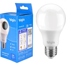 Lampada Led Bulbo Elgin A55 - 7W. 6500K - Kit C/10 Pecas