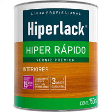 Verniz Hyperlack Hiper Rapido Incolor 750Ml