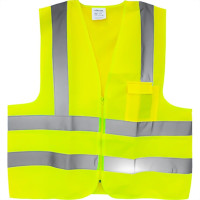 Colete Para Sinalizacao Plastcor 1 Bolso Amarelo Fluorescente Xg