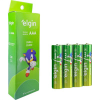 Pilha Elgin Alcalina Aaa Palito Com 24 Pecas - 82348