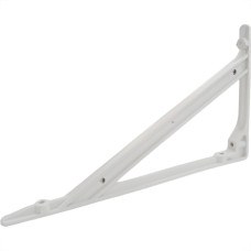 Suporte Prateleira Plastico Thompson Steelplas Leve 30Cm Branco - Kit C/12 Pecas