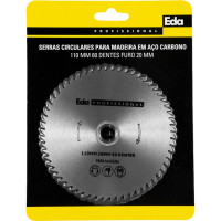 Serra Circular Aco Carbono Eda 110Mm - 60D - 0Lb