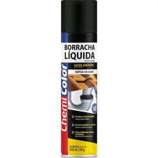 Borracha Liquida Impermeabilizante Chemicolor Preta 400Ml/240G.