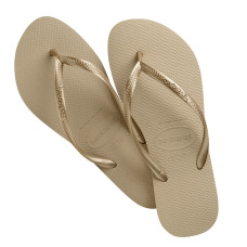 Chinelo Havaianas Slim 35/36 Areia Dourado Claro