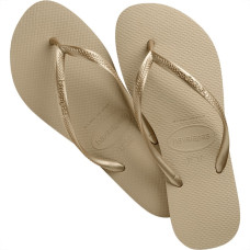 Chinelo Havaianas Slim 37/38 Areia Dourado Claro