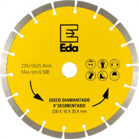 Disco Diamantado Eda Segmentado 230Mm X 25,4Mm - 0Qh