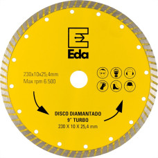 Disco Diamantado Eda Turbo 230Mm X 25,4Mm - 0Qj