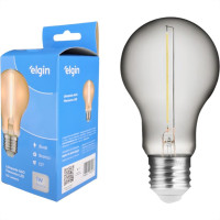 Lampada Filamento De Led Elgin A60 - 1W. 50Lm E-27 Bivolt Branco