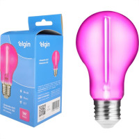 Lampada Filamento De Led Elgin A60 - 1W. 50Lm E-27 Bivolt Rosa