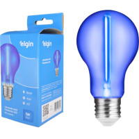 Lampada Filamento De Led Elgin A60 - 1W. 50Lm E-27 Bivolt Azul