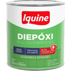 Tinta Epoxi Iquine Diepoxi Base Agua 900Ml Branco Neve