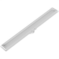 Ralo Invisivel Linear Tigre 50Cm Branco