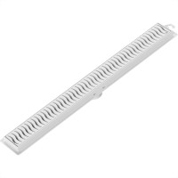 Ralo Linear Com Grelha Flat Tigre 50Cm Branco