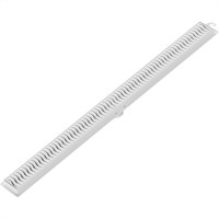 Ralo Linear Com Grelha Flat Tigre 70Cm Branco