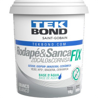 Cola Para Fixacao Rodape E Sanca Tekbond Fix - 1Kg