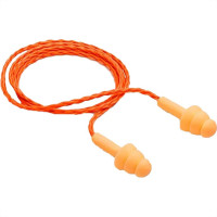 Protetor Auditivo 3M Pomp Plus Silicone Com Cordao Laranja - Hb004680573