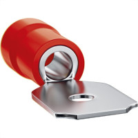 Terminal. Sforplast Macho Pre-Isolado 0,5 A 1,5Mm - Vermelho