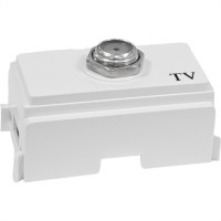 Modulo Ilumi I9-Inove Tomada Conector De Antena Branco - 9563