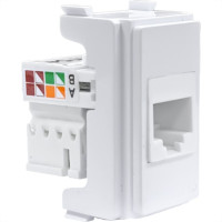 Modulo Ilumi I9-Inove Tomada Rj 45 Cat-5E 8 Fios Branco - 9564