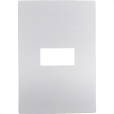 Placa Conjunto Ilumi I9-Inove Branco 4X2 1 Modulo Horizontal Com Suporte - 96070