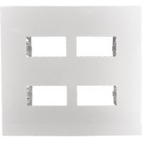 Placa Conjunto Ilumi I9-Inove Branco 4X4 2 Modulos + 2 Modulos Separados Horizontais Branca - 97070