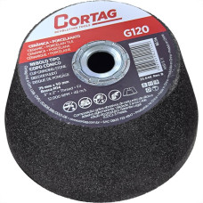 Rebolo Cortag Conico 75Mm X 50Mm Rosca M14 - G-120 - 62114