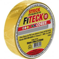 Fita Isolante Steck 10M Amarela - Sft1310Am - Kit C/10 Pecas