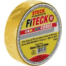 Fita Isolante Steck 10M Amarela - Sft1310Am - Kit C/10 Pecas