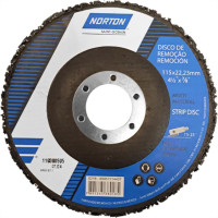 Disco Removedor/Polidor Strip Disc Norton 4.1/2'' X 7/8''