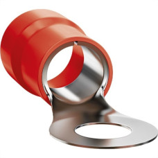 Terminal Anel Olhal Pre-Isolado Sforplast 10Mm - M6 - Vermelho Pacote Com 50 Pecas