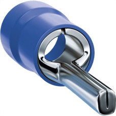 Terminal Pino Pre-Isolado Sforplast 16Mm Comprimento 16Mm - Azul Pacote Com 25 Pecas
