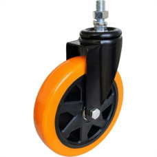 Rodizio Colson Com Parafuso Giratoria 50Mm Sem Trava Laranja - Gleb6505