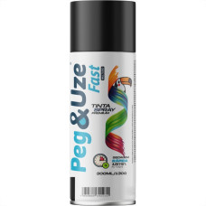 Spray Peg E Uze Fast Alta Temperatura Preto Fosco 300Ml/130G.