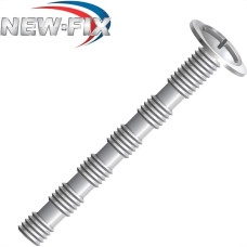 Parafuso Para Puxador Newfix Segmentado Flangeado Zincado 4X50 - 3925201 - Kit C/2 Centos