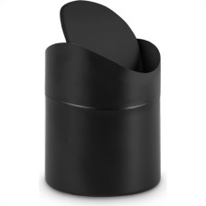 Lixeira De Bancada Powermaid Matte Preta