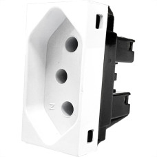 Modulo Dicompel Ritz 1 Tomada 20A. - Rzb-2200/2