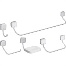 Acessorio Wc Deca Pix Kit Com 5 Pecas Cromado - 2000.C02