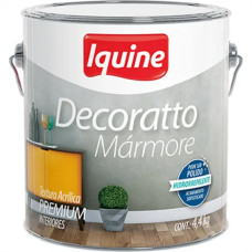 Textura Acrilica Iquine Decoratto Marmore Branco Neve 4,4Kg