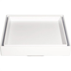 Ralo Invisivel Ss Lares 10X10Cm Branco