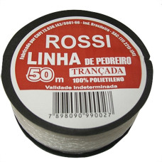 Linha Para Pedreiro Trancada Rossi 50M - Kit C/12 Pecas