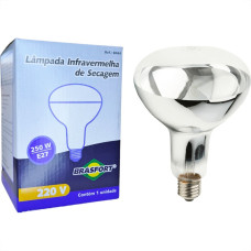 Lampada Para Secagem Infra Vermelho Brasfort 250Wx220V.