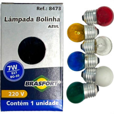 Lampada Bolinha Brasfort 7Wx220V. Sortida - Kit C/25 Pecas