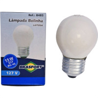 Lampada Colorida Brasfort 15Wx127V. Leitosa - Kit C/25 Pecas