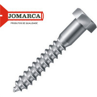 Parafuso Sextavado Rosca Soberba Jomarca   3/16'' X 40Mm - Kit C/2 Centos