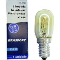 Lampada Para Geladeira/Fogao/Lustre Brasfort 15Wx127V. Clara E-14