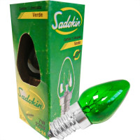 Lampada Chupeta Sadokin 7Wx220V. E14 Verde